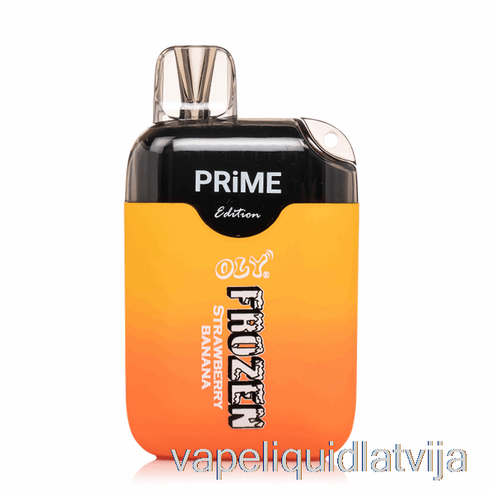 Oly Frozen Prime 6500 Vienreizējās Lietošanas Zemeņu Banānu Vape šķidrums